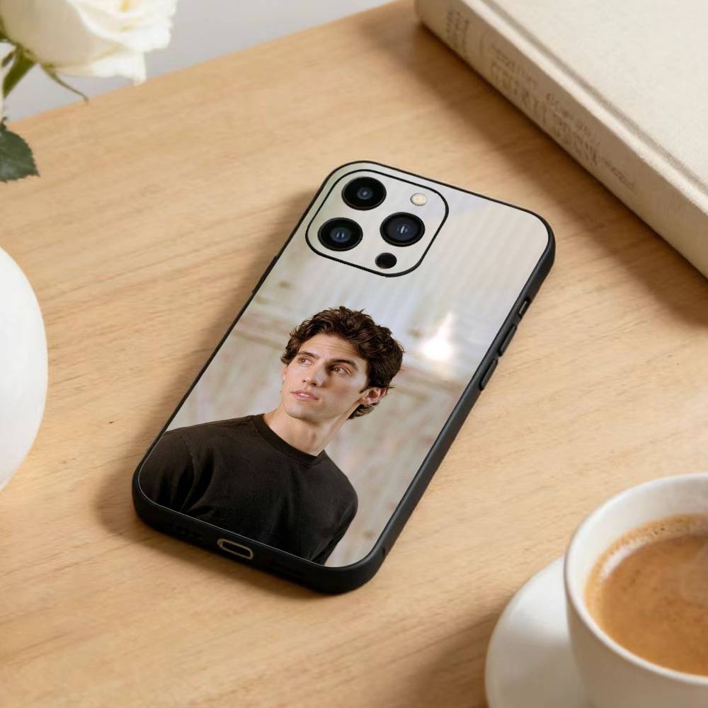 Milo Ventimiglia Phone Case For iPhone17,16,15,14,13,12 Plus,Max Soft Silicone Black Cover