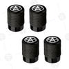 4pcs Five-Pointed Star Logo Car Wheel Tire Valve Caps Air Stem Aluminum Accessories For Jeep Wrangler Sahara Cherokee Ford F150 AMR1