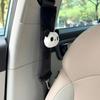 2pc Car Seat Belt Shoulder Pad Creative Cute Panda Decoration Car Interior Seat Belt Shoulder Leak Proof Protective Cover