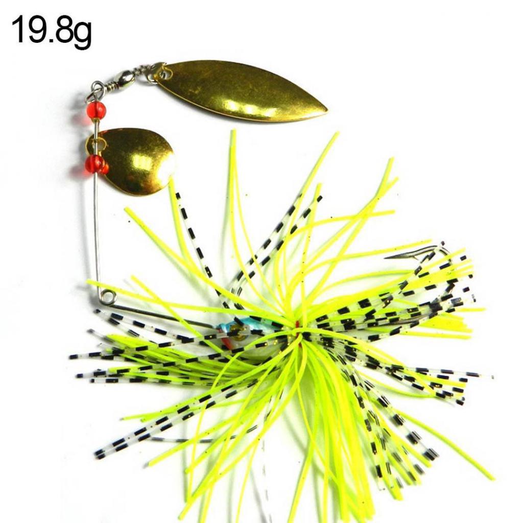 Esche da pesca a spinning Willow Blade, esche Buzzbait, esche da pesca per spigole, ami, esche artificiali