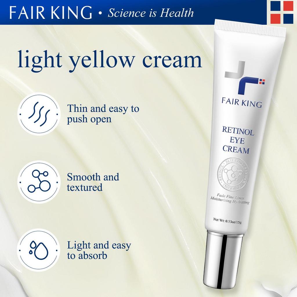 FAIRKING Retinol Eye Cream - Anti-Aging & Fades Fine Lines 15g