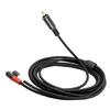 Speakers Audiophiles Cable 1 Male to 2 Male Y Adapter Splitter Gold Plated Connectors Stereo Audiophiles Cable