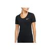 Nike Infinite Running Fitness Short Sleeve T-Shirt Women Tops Black BV3914-010