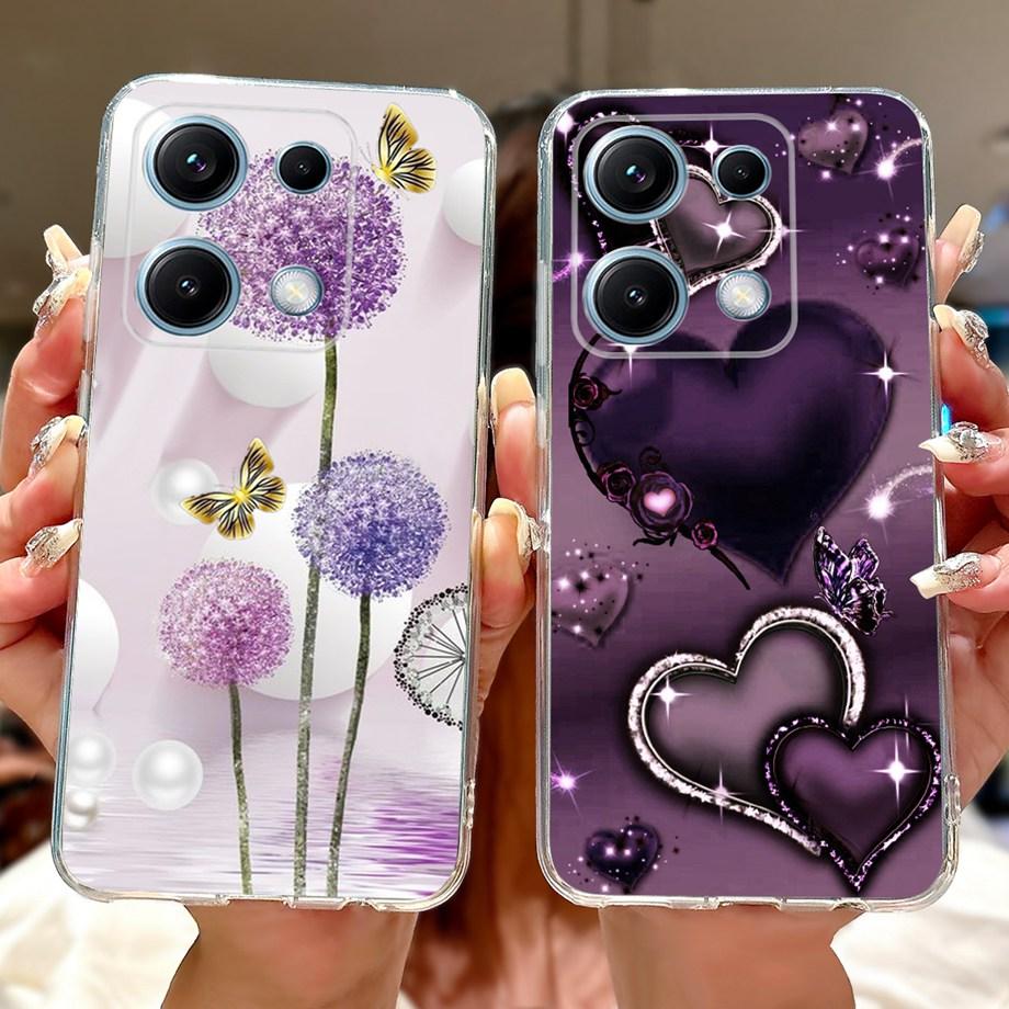 Soft Clear Silicone Back Cover For Xiaomi Redmi Note 14s 14 Pro 4G Phone Case Marble Gothic Couple Capa For Redmi Note 14 Europe