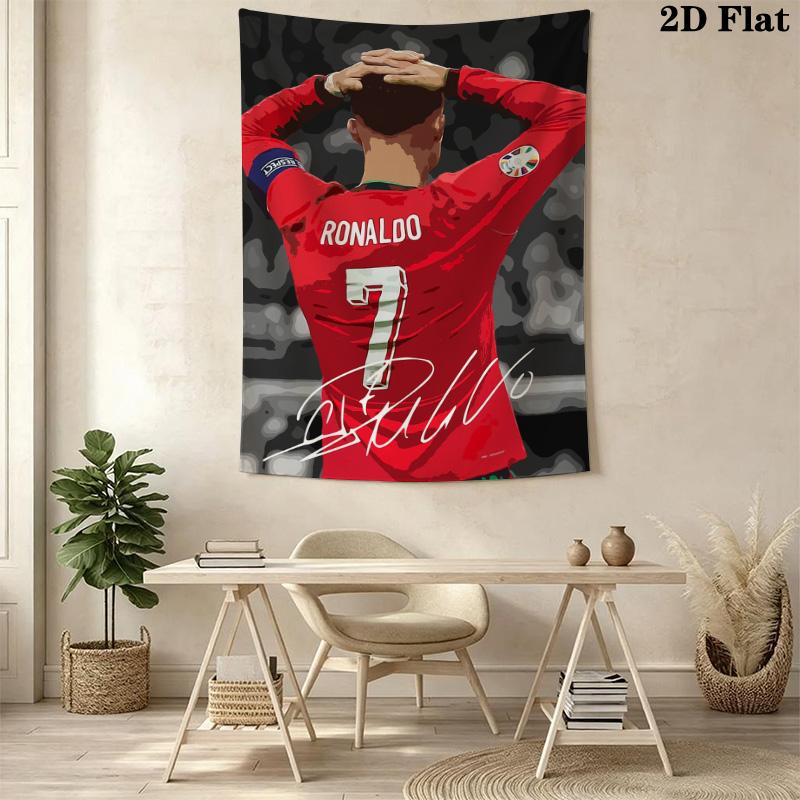 Ronaldo'S Artistic Tribute Visual Masterpiece Bedding 1 Duvet Cover 2 Pillowcase Without Core Christmas Birthday Gift