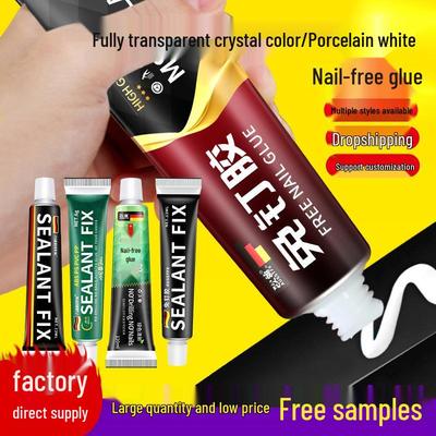 Salantfix No-Nail Adhesive Quick-Dry Transparent Glue for Plastic, Metal, Glass