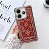 Persian Carpet Floral Pattern Soft Phone Case For Xiaomi Redmi Note 14 15 Pro Plus 13 12 11S 11T 5G 10 9S 9 Plating Anti-Fall Fu