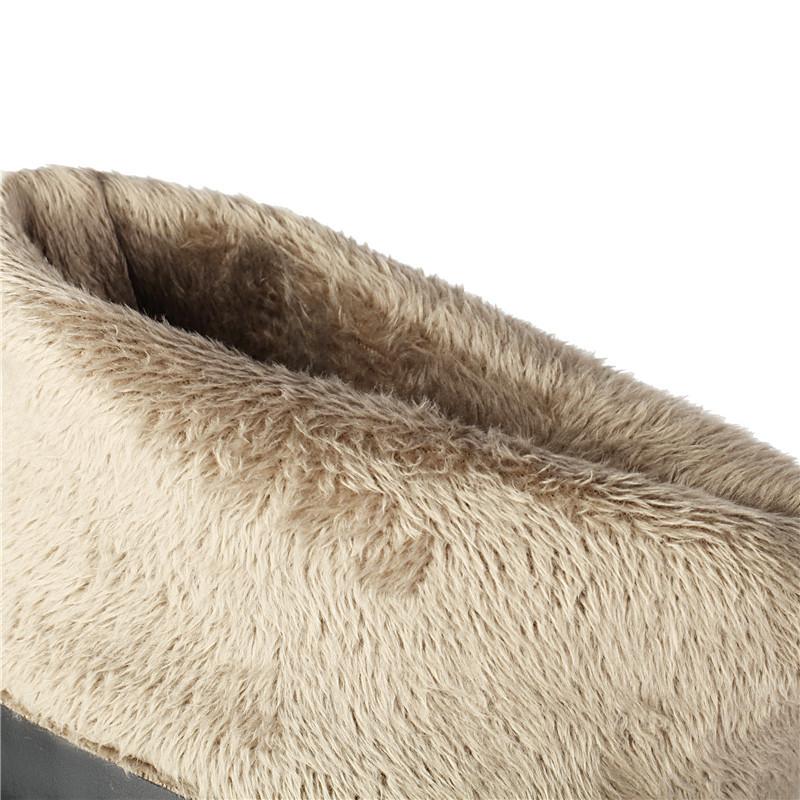 Női magas sarkú csizma őszi-téli új vízálló asztali vastagsarkú nagy méretű közepes csizma