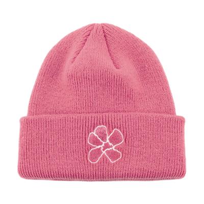 UNALLOYED FLOWER BEANIE / PINK