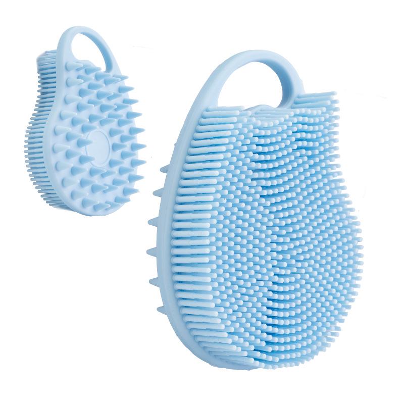 Double-Sided Silicone Bath & Massage Brush for Babies