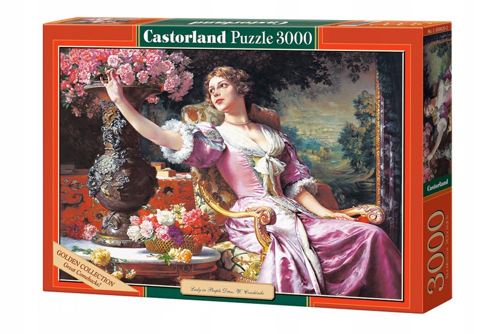 PUZZLE 3000 C-300020 copy of "Lady in Purple Dress"