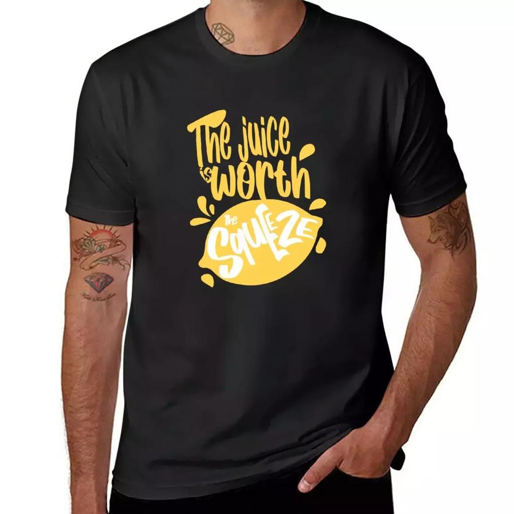 The Juice is Worth The Squeeze T-Shirt blacks quick-drying sublime plain black t shirts men