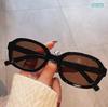 [$ole only] Sole Only Sunglasses, Oval Shape, Brown Lens, Black Lens, Gray, Retro, UV400, Stylish, Trendy Eyewear, Easy to See Through, Suitable for