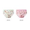 Women's Mulberry Silk Antibacterial Floral Print Mid-Rise Seamless Briefs