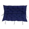 Outdoor Swing Cushion Polyester PP Cotton Splashproof Porch Seat Cushion Replacement with Straps