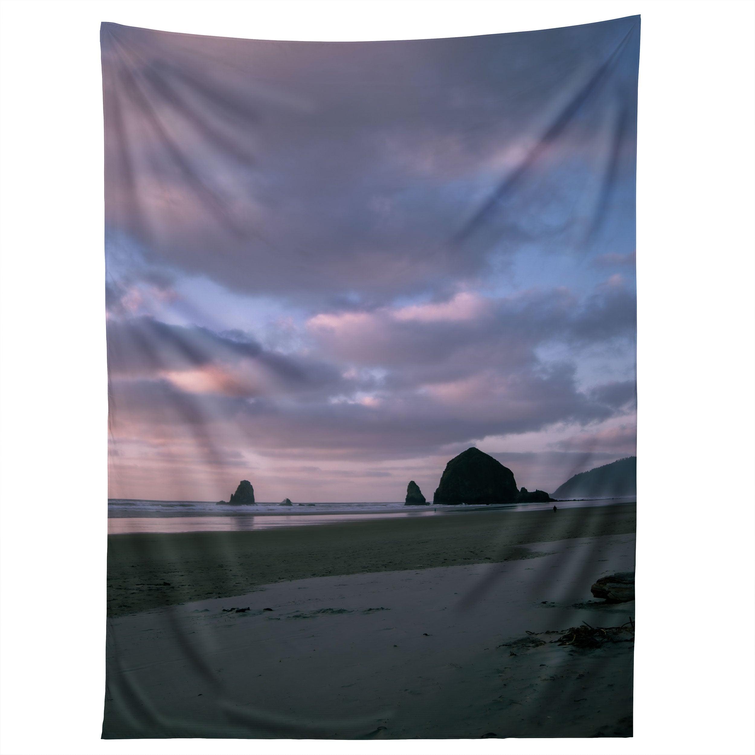 PASTEL CANNON BEACH tapestry 75x100