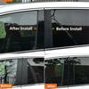 6pc For Kia Sportage 2011 2012 2013 2014 2015 2016 Gloss Black Pillar Posts Door Window Molding Cover Trims Stickers Accessories