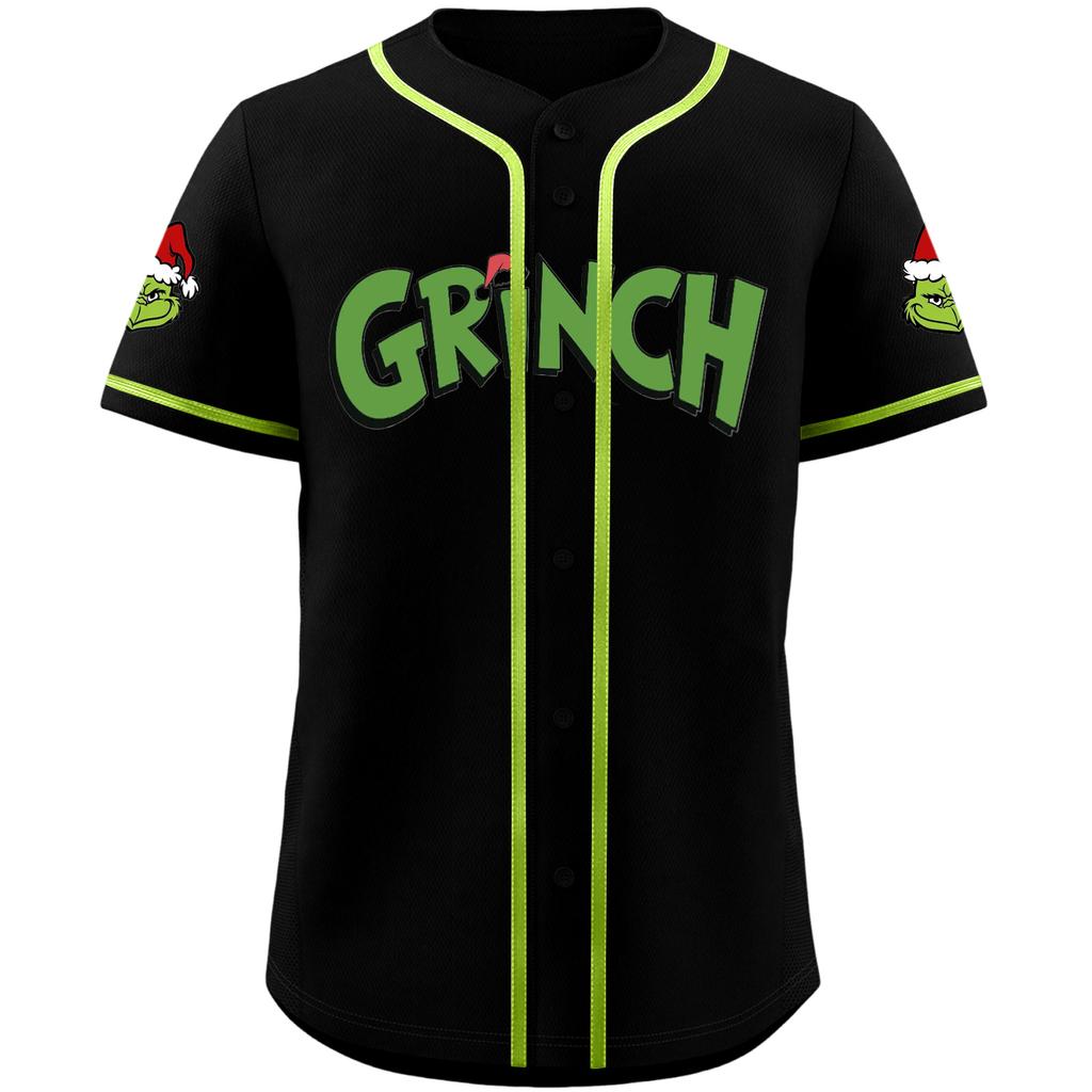 Children's Casual Cartoon Print Short-sleeved Baseball Jerseys Children's Sportswear Top