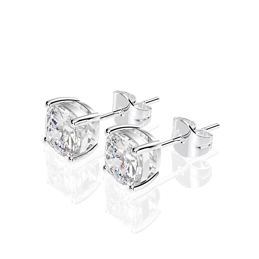 Tancise Jewelry Forma Clasica de Perna 6*6mm 7A Zircon Cercei Argint Sterling 925 Bijuterii Cercei Fete.