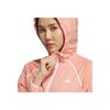 Adidas Wind.Rdy Long Sleeve Jacket With Letter Logo Print Golf Sports Hooded Coat Women Jacket Pink Brown HY0849