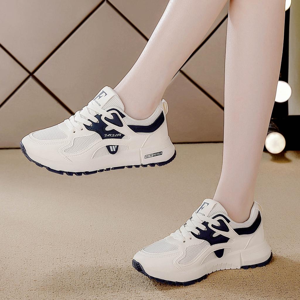 2025 summer new sports running shoes female students Korean version of street shooting versatile casual shoes lightweight soft-soled Forrest Gump