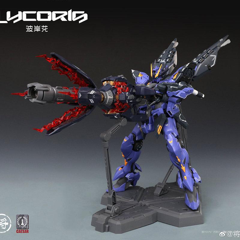 Jiangzuoshe Lycoris Chinese Original Mecha Assembly Model Kit Collectible Figure With Stand Desktop Decor For Model Enthusiasts