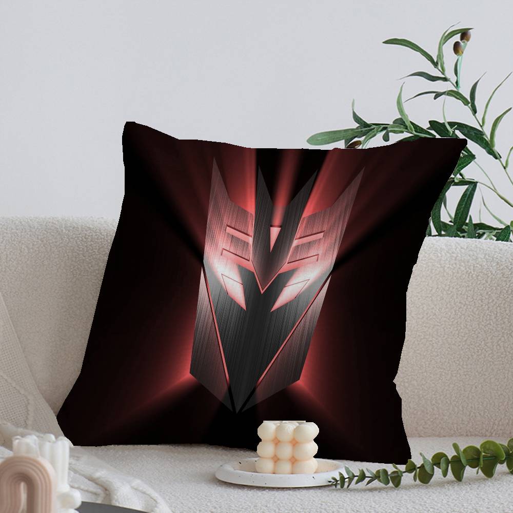 T-Transformers Maple Design Cushion Cover Happy Autumn Harvest Decor Holiday Decorati Pillow Cover