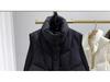 European-Style Women's Thickened Down Cotton Sleeveless Vest - Fashionable Loose Waistcoat for Autumn/Winter
