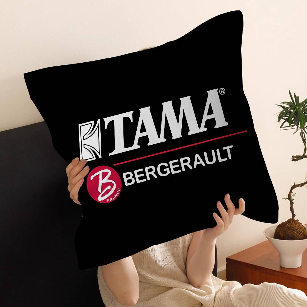 Stylish T-TAMA Drum Pillowcase toon Gift Cushion Cover Bedroom Home Sofa Chair Seat Decor pillow case