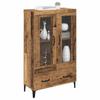 Highboard Reclaimed Wood 70 x 31 x 115 cm Engineered Wood and Iron