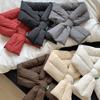 Sciarpa Collo Calda Invernale da Donna, Scaldacollo, Colore Unico, Leggera, Imbottita, Piumino, Sciarpe, Copricollo per Sci all'Aperto