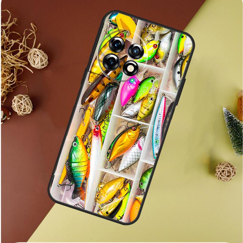 Fishing Rod Tool For OnePlus 13 13R 12 12R 11 9 10 Pro 8T 9RT 10T 10R Nord 4 CE 2 3 Lite N20 N30 Phone Case