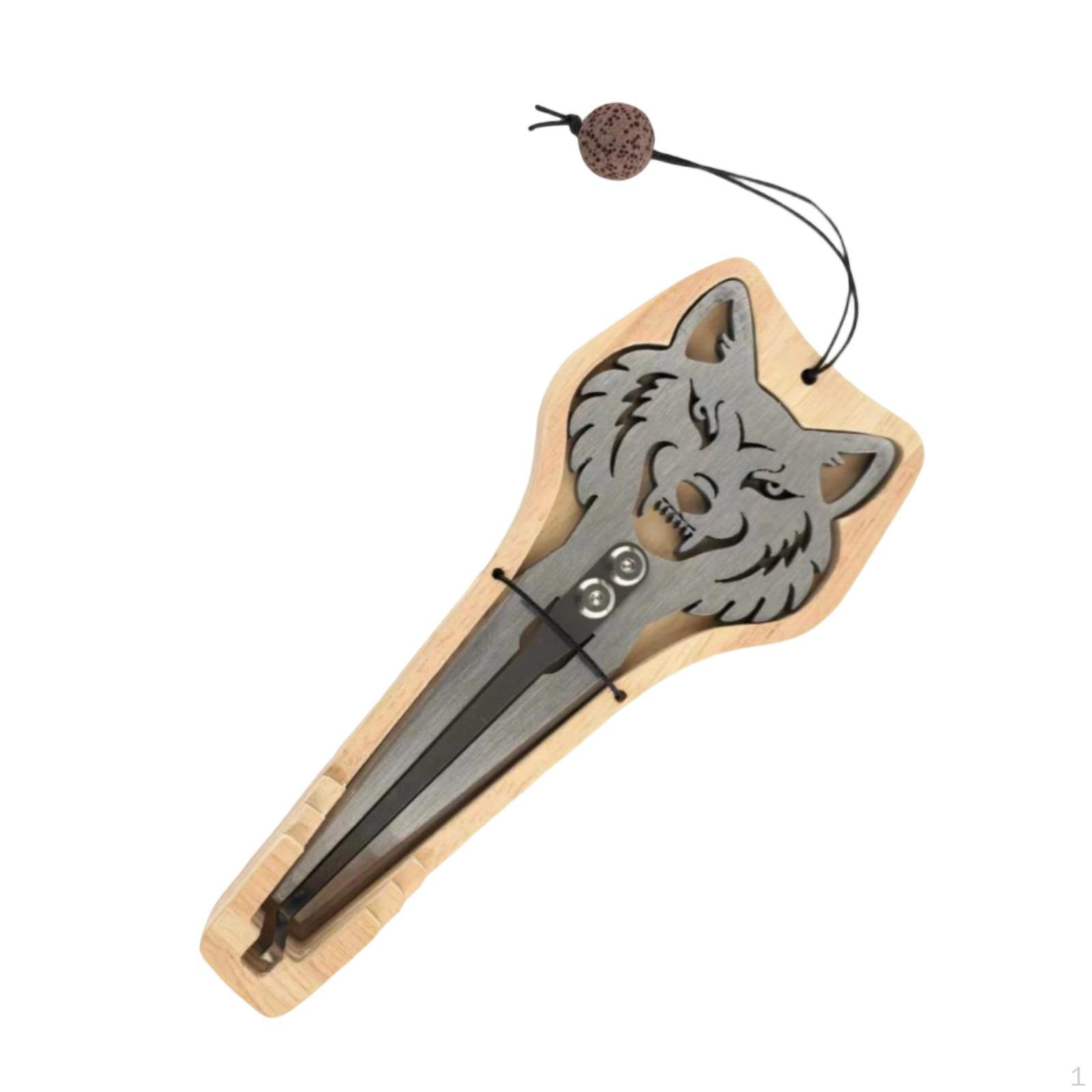 

Jaw Harp Accessory for Beginners Premium Lightweight Professional High Performance with Case Musical Wolf