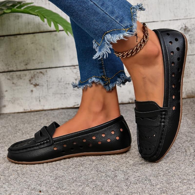 New Trend Flats Shallow Loafers Women Walking Casual Shoes Designer Summer Comfort Soft Sole Shoes Brand Office Women's Sneaker