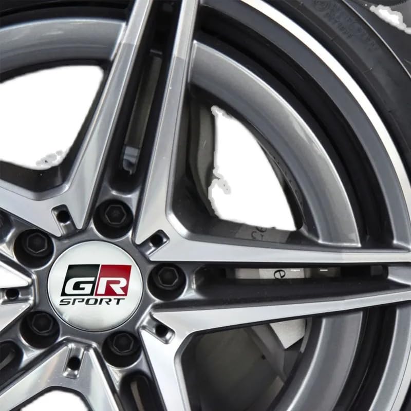 GR Car Wheel Cover, Car Decoration, Car Accessories, Wheel Center Cap, Hub Cap, Swift,