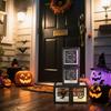 Dekoracja Pudełka na Halloween Przezroczyste Pudełko, Dekoracja na Przyjęcie Urodzinowe Zawiera 4 Pudełka