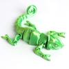 Stampa 3D Lucertola Camaleonte Giocattolo Animale di Simulazione Lucertola Colore Degradato Articolazioni Mobili Giocattoli Regalo per Bambini Decorazione per la Casa