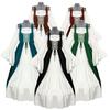 Medieval Corseted Skirt, European and American Retro Skirt, European Medieval Classical Women's Dress, Commoner Performance Costume