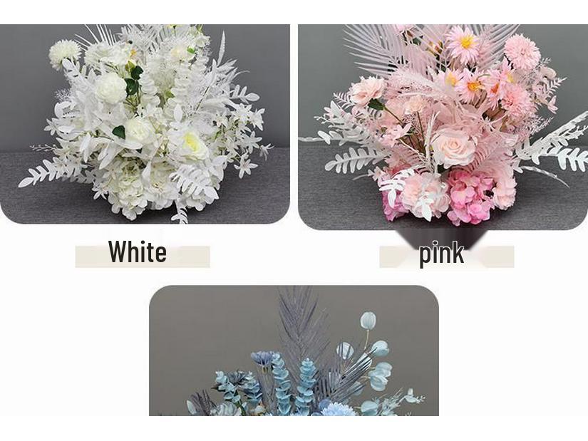 Stor Eukalyptus Silkesblomma Bordsdekoration för Bröllop