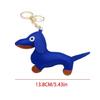 Süßer PU-Leder Tieranhänger Niedlicher Dackel Hund Schlüsselanhänger Anhänger Hängendes Ornament Rucksack Handtasche Charm Geschenk