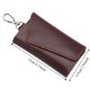 Mini Card Bag Genuine Leather Keychain Housekeeper Car Key Wallet  Men Women