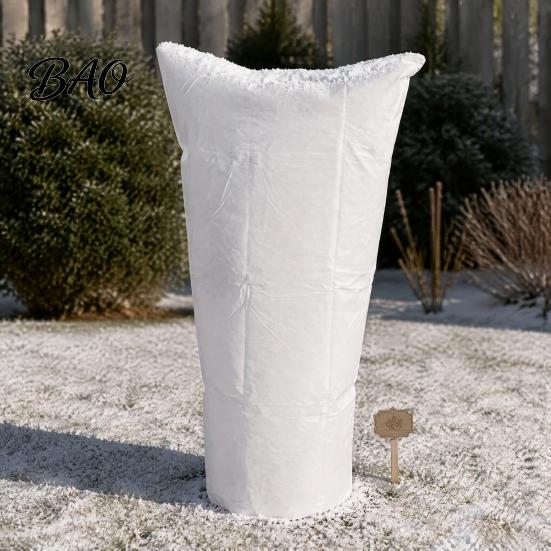 Garden Shrub Shield for Cold Winter Plant Freeze Protection Bag with Insulation Aluminum Liner And Drawstring Closure, Frost Blanket Cover Insulated