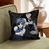 B-Black Butler Kissenbezug für Schlafzimmer und Wohnzimmer Sofa Dekokissenbezug