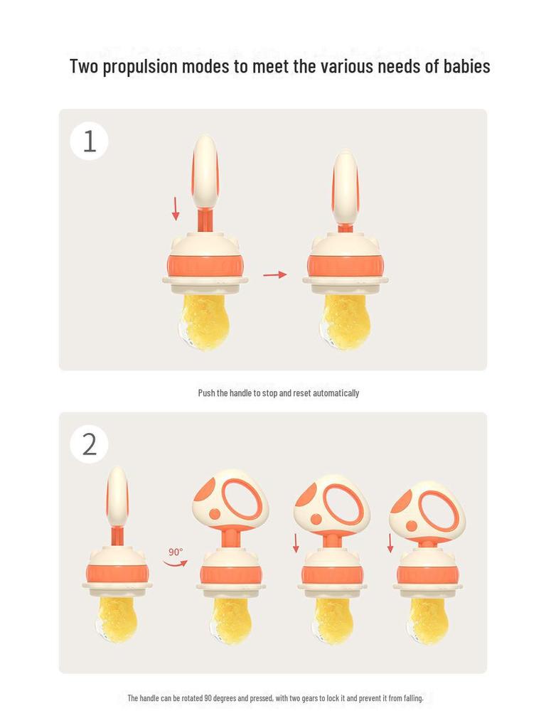 Baby Fruit & Veggie Teething Tool: Juicer & Chew Bag