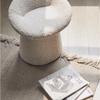 Scandinavian Creative Changing Shoes Wearing Shoes Stool Small Bedroom Lambswool Makeup Stool Bed Stool Sitting Pier