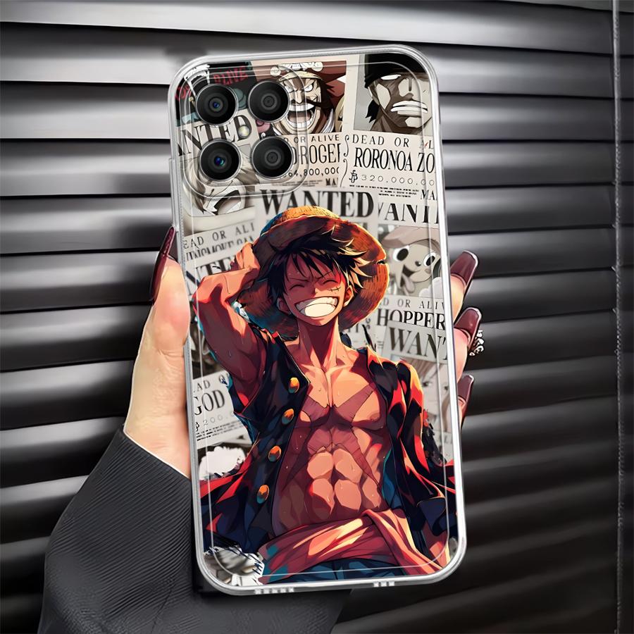 One Piece Luffy Case for Honor X7b X8 X9b X8b 90 Lite X8a X9a Soft Phone Cover