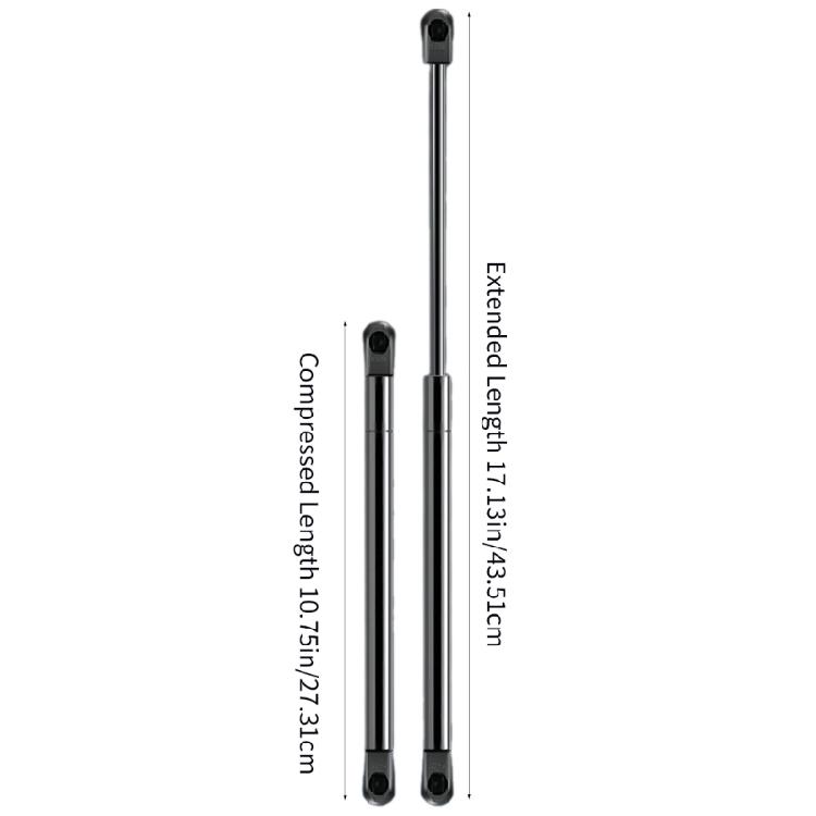 C16-08941 Carbon Steel Lift Struts Supports Gas Bottle Extended 16in 28lb/125N
