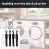 4Pieces Sturdy and Adjustable Washing Machine Shock Absorbers Quick Setuping ABS Texture Suitable for Various Models
