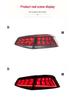 LED Running Light & Flowing Turn Signal Taillight Assembly for 2017-2019 Volkswagen Magotan B8