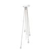 Retro Styles Alloy Brooch Pin With Imitation Pearls Accent Adjustable Chain Tassels Designs Unisex Fashion Accessory